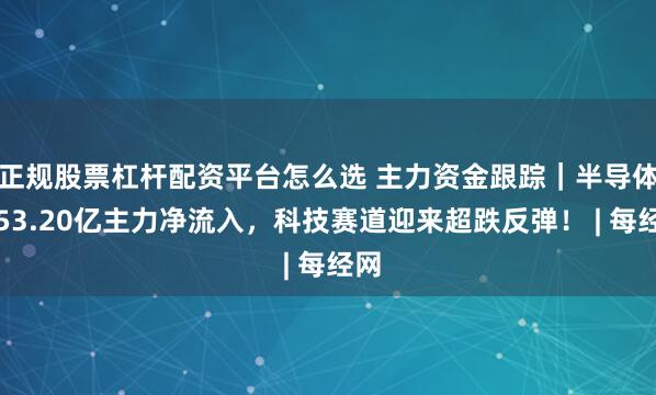 正规股票杠杆配资平台怎么选 主力资金跟踪｜半导体获53.20亿主力净流入，科技赛道迎来超跌反弹！ | 每经网